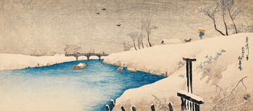 高橋弘明（松亭）《あやせ川の雪》大正4（1915）年